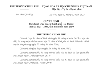 TOÀN VĂN: Quyết định phê duyệt Quy hoạch thành phố Hải Phòng thời kỳ 2021-2030, tầm nhìn đến năm 2050