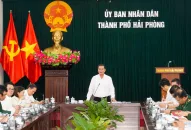 Chủ tịch UBND thành phố nghe báo cáo kết quả thực hiện Thông báo kết luận của UBND thành phố về công tác quản lý JJi88 kho game đa dạng tại quận Đồ Sơn và huyện Cát Hải