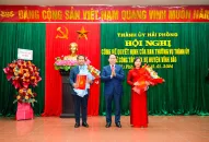 Đồng chí Nguyễn Hoàng Long giữ chức vụ Bí thư Huyện ủy Vĩnh Bảo