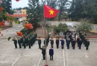 Thiêng liêng Lễ chào cờ chủ quyền đầu năm mới Giáp Thìn 2024 trên đảo tiền tiêu của Tổ quốc