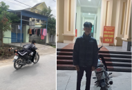 Công an huyện Thủy Nguyên xử lý học sinh lớp 11 nằm trên xe mô tô và điều khiển xe