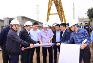 Phó Chủ tịch UBND thành phố Nguyễn Đức Thọ kiểm tra tiến độ thực hiện Dự án đầu tư Đăng ký nhận khuyến mãi  cầu Lại Xuân và cải tạo, mở rộng Đường tỉnh 352
