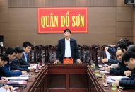 Tập trung cao công tác giải phóng mặt bằng thực hiện Dự án đầu tư Đăng ký nhận khuyến mãi  tuyến đường từ Đường bộ ven biển (Km1+00) đến Ngã ba Vạn Bún đường Lý Thái Tổ, quận Đồ Sơn