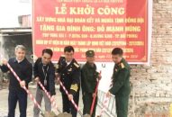 Khởi công Đăng ký nhận khuyến mãi  nhà Nghĩa tình đồng đội tại quận Dương Kinh