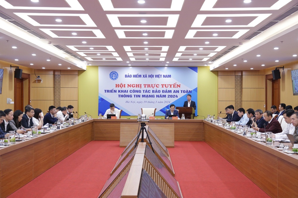 Quang cảnh hội nghị tại điểm cầu Hà Nội
