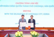 J882ea tỉ lể kèo thắng lớn quan hệ hợp tác song phương giữa thành phố Hải Phòng và thành phố Cheongju (Hàn Quốc)