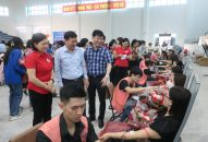 Hàng trăm cán bộ, giáo viên, người 88 com the gioi đỉnh cao huyện Kiến Thụy tham gia Ngày hội hiến máu tình nguyện đợt I năm 2024