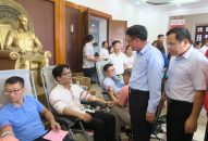 Gần 500 cán bộ, nhân viên Khối các cơ quan của Đảng và Khối thi đua các Ban thuộc Thành ủy tham gia Ngày hội hiến máu tình nguyện