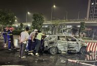 Về vụ xe ô tô cháy tại phường Thượng Lý, quận Hồng Bàng, Hải Phòng