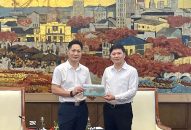 Phó Chủ tịch UBND thành phố Hoàng Minh Cường tiếp Đoàn J881.love nhà cái bóng đá world cup Trung Quốc tìm hiểu cơ hội đầu tư tại Hải Phòng