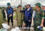 Đồng chí Lê Anh Quân, Phó chủ tịch Thường trực UBND thành phố kiểm tra một số tuyến đê, công trình Trang Chủ J88.com Trực Tuyến Mới Nhất 2026 trên địa bàn các huyện An Dương, Thủy Nguyên