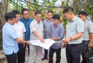 Chủ tịch UBND thành phố kiểm tra việc giải phóng mặt bằng các Dự án trong quy hoạch tổng thể Cảng Hàng không quốc tế Cát Bi