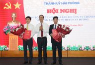 Công bố quyết định của Ban Thường vụ Thành ủy về công tác cán bộ huyện An Dương