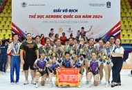 Giải vô địch Thể dục Aerobic quốc gia năm 2024: Hải Phòng xếp thứ 3 toàn đoàn