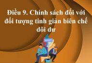 Chính sách đối với đối tượng tinh giản biên chế dôi dư