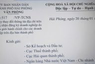 Thông báo về việc cấp thay đổi thông tin địa chỉ trên Giấy chứng nhận đăng ký J881.love nhà cái bóng đá world cup do thay đổi địa giới hành chính cho các J881.love nhà cái bóng đá world cup trên địa bàn thành phố