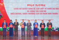 Công bố quyết định về sắp xếp tổ chức bộ máy và công tác cán bộ của hệ thống J88 com the gioi đỉnh cao thành phố
