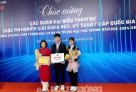 Dự án của học sinh Trường THPT An Dương được chọn tham gia Hội thi Khoa học kỹ thuật quốc tế tại Hoa Kỳ 2025