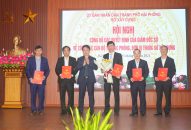 Sở Đăng ký nhận khuyến mãi  công bố các Quyết định về công tác cán bộ tại 15 phòng ban, đơn vị