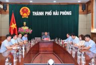 Chủ tịch UBND thành phố dự Hội nghị trực tuyến toàn quốc về J882ea tỉ lể kèo thắng lớn giải ngân đầu tư công tại điểm cầu Hải Phòng