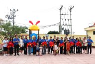 Công ty TNHH LG Display Việt Nam Hải Phòng khánh thành Công trình Thanh niên “Khu vui chơi cho thiếu nhi năm 2025”