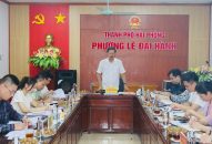 Phó Chủ tịch Thường trực UBND thành phố Lê Anh Quân làm việc với Đảng ủy phường Lê Đại Hành về công tác chuẩn bị Đại hội 8J88 Nổ Hũ, Bắn Cá, Thể Thao, Game Bài phường lần thứ I