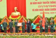 Lực lượng vũ trang Quân khu 3 đón nhận Huân chương Bảo vệ Tổ quốc hạng nhất