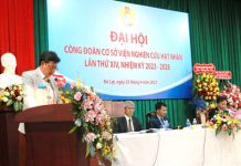 Đại hội Công đoàn cơ sở Viện Nghiên cứu hạt nhân lần thứ XIV, nhiệm kỳ 2023-2028