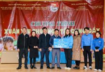 Công đoàn, Đoàn thanh niên Viện Năng lượng nguyên tử Việt Nam tham gia tình nguyện tại Trường Trung học cơ sở Kiến Thiết, Yên Sơn, Tuyên Quang