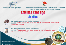 Seminar khoa học cán bộ trẻ Trung tâm Chiếu xạ Hà Nội: khơi dậy đam mê nghiên cứu trong thời đại mới