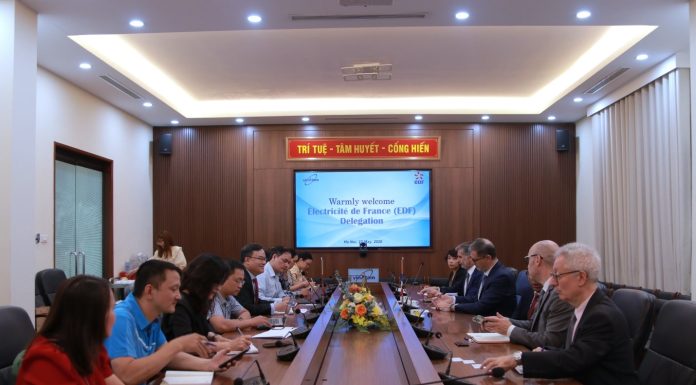 Viện Năng lượng nguyên tử Việt Nam tăng cường hợp tác với Tập đoàn EDF (Pháp) trong phát triển điện hạt nhân