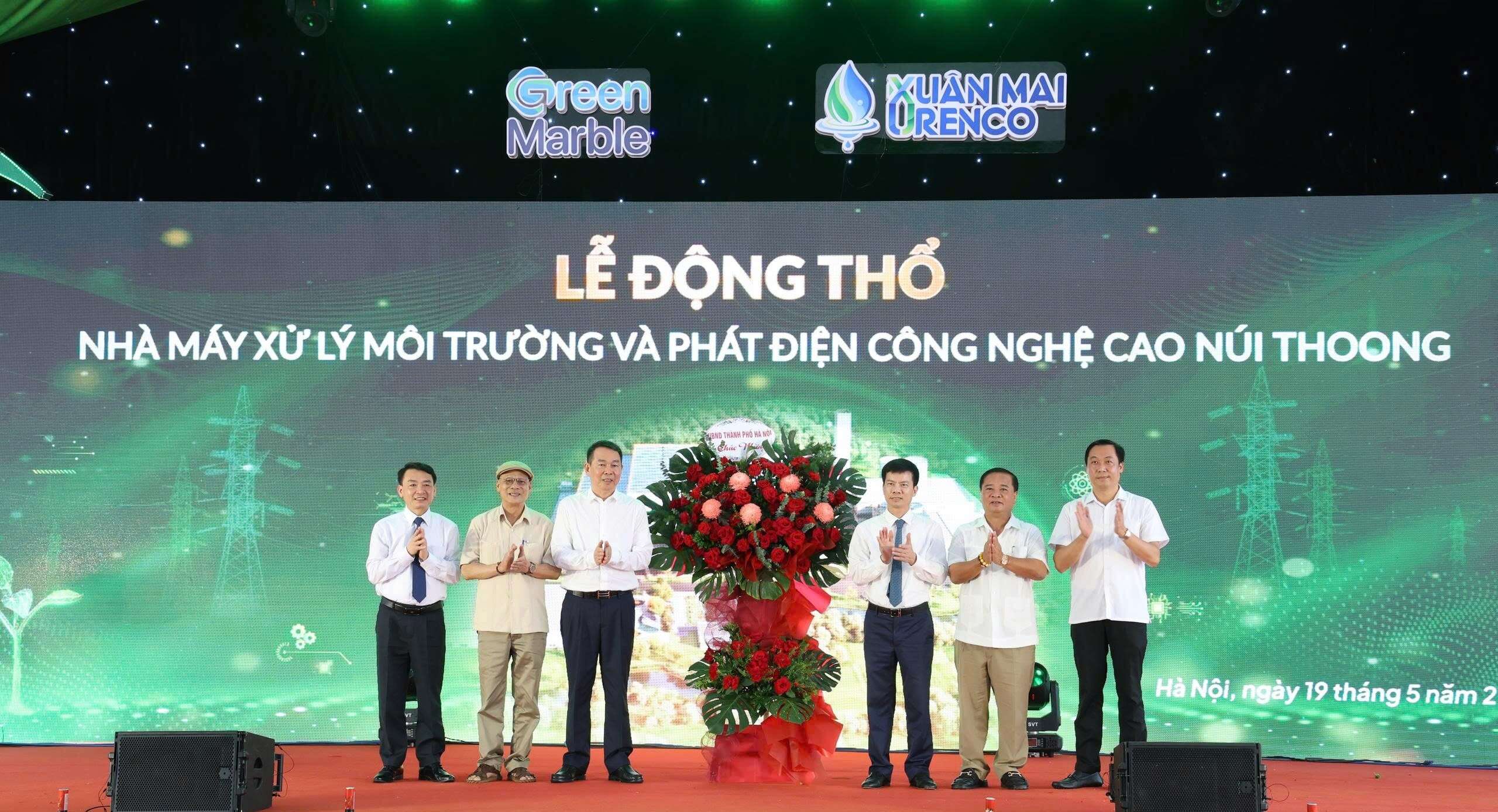 Động thổ dự án nhà máy điện rác Núi Thoong tại Hà Nội
